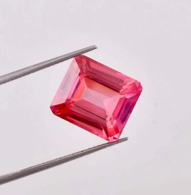 Flawless 13 x 11 mm Natural 11.70 Ct Orange Sapphire LooseGemstone GIT Certified - Image 1 of 4