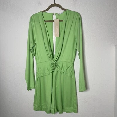 Mameluco BRYTCH NUEVO CON ETIQUETAS Manga Larga Cuello en V y Espalda Talla Brasil P (XS-S) Verde Foto 1 de 4