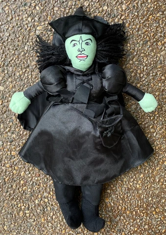 Wizard of Oz Wicked Witch By Sugar Loaf Nanco Plush Stuffed Animal Vintage Green Cover