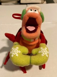 Vtg Christmas Ornaments McDonalds Little Mermaid Plush Sebastian & Flounder 1989 - Picture 1 of 4