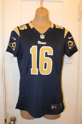 NIKE ON FIELD Los Angeles Rams Football Jared Goff #16 Women's Small Jersey Cover