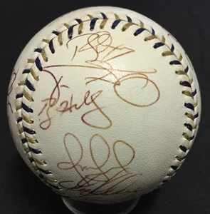 2002 Team Signed All Star Game Baseball Roy Halladay Ichiro Suzuki MLB Holo Coa - Picture 1 of 16