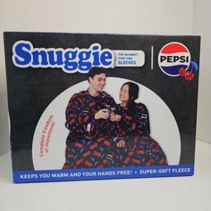 Snuggie Pepsi Cherry 71"X54" Blanket With Sleeves Christmas Gift New In Box - Picture 1 of 5