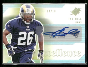 Tye Hill 2006 SPx SPxcellenec RC Auto 4/10 - Picture 1 of 2