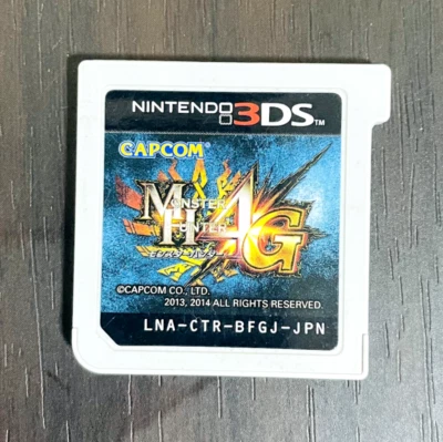 Monster Hunter 4G Nintendo 3DS Capcom 2014 Japanese Version LNA-CTR-BFGJ-JPN - Image 1 of 4