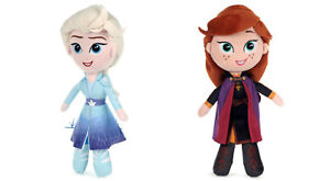 Disney Frozen Princess Plush Toys Elsa Anna Embroidered Olaf Sven Soft 30 cm