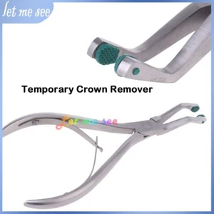 Pinzas removedor de corona temporal dental alicate removedor de corona de dientes acero inoxidable - Imagen 1 de 16