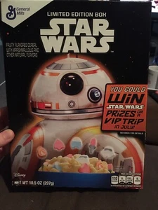 Star Wars General Mills BB-8 Limited Edition Cereal Box Disney 2016 TY - Picture 1 of 6