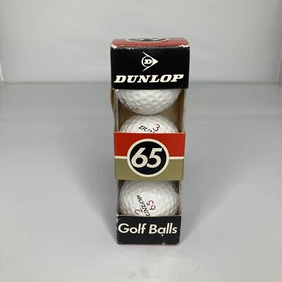 Vintage Dunlop Golf Balls 65 - 3pc Set - Image 1 of 4
