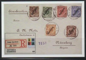 ANTIGUA & BARBUDA 1999 STAMPS EXH.IBRA’99 LEIPZIG DRESDEN RAILWAY MNH - ANT679 - Picture 1 of 1