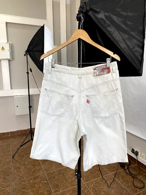 🇺🇸 Pantalones Cortos De Terciopelo Patinaje Volcom Años 90 De Colección Raro Retro Hype Y2K Talla 30 Color... Foto 1 de 4