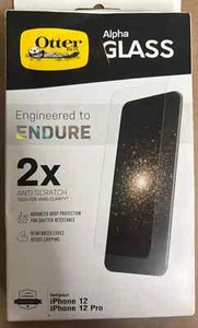 Otterbox Alpha Glass Anti-Scratch Screen Protector for iPhone 12 / iPhone 12 Pro - Picture 1 of 1