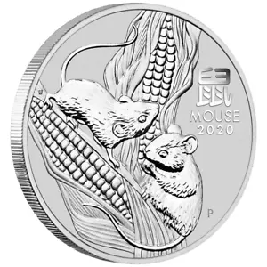 Lunar Serie III (3) 1 Oz Silber Jahr der Maus 2020 - Bild 1 von 2