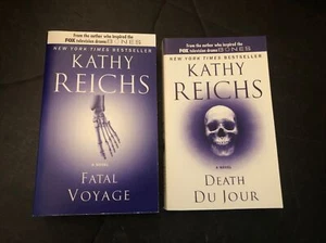 Two Suspense Novels from Kathy Reichs, Fatal Voyage & Death Du Jour - Picture 1 of 9