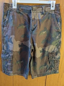 Arizona "the original" Jean co. camo shorts boys size 20R with adjustable waist - Picture 1 of 8