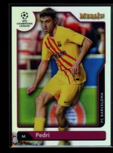 2021-22 Merlin Chrome UEFA Champions League #75 Pedri Refractor - Picture 1 of 2