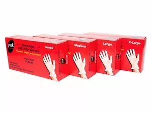 100Pc Mechanic Clear Vinyl Gloves Disposable Powder Free/powdered workshop Medic - Picture 1 of 7