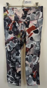 Under Armour Multicolour Mesh Panel Cropped Activewear Leggings Size S - Picture 1 of 10