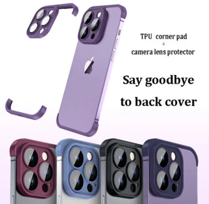 iPhone Eckschutz Kamera Schutzglas Silikon TPU Corner Pad Camera Lins Protector - Bild 1 von 17