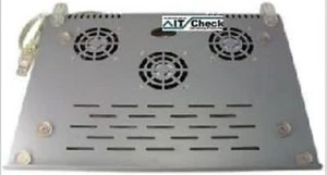 Refrigerador portátil de metal Cooler plata con 3 ventiladores silenciosos - Imagen 1 de 1