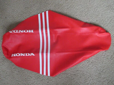 FUNDA ASIENTO PINZA ACANALADA ROJA EQUIPO HONDA CRF450R 2013 2014 2015 2016 crf Foto 1 de 2
