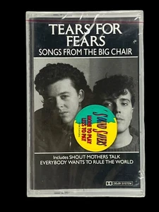 SEALED, Tears For Fears – Songs From The Big Chair, audio cassette, US, 1985 - Picture 1 of 6