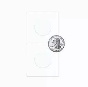 10 Bündel von 100 (1000) BCW 2" x 2" viertelgroße Papierumschläge - Bild 1 von 7