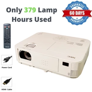 NEC M323X Projektor DLP 3200 Ansi HD 1080p HDMI - Nur 379 Lampe Stunden - Bild 1 von 9