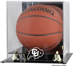 Colorado Buffaloes Golden Classic Logo Basketball Display Case - Picture 1 of 1