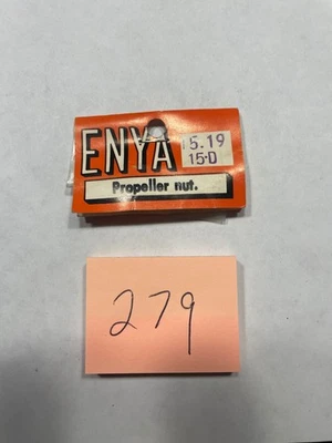 VINTAGE R/C  ENYA  PROPELLER NUT  #15214  ( 15, 19, 15-D ) - Image 1 of 4