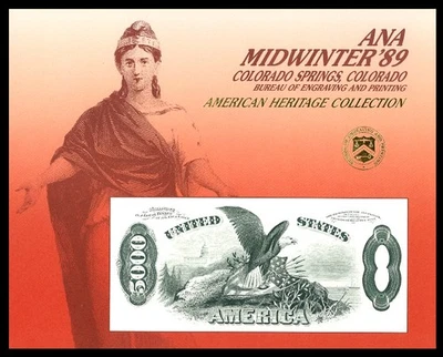 SOUVENIR CARD B124/NSC45 1989 ANA MIDWINTER - MINT - Image 1 of 2