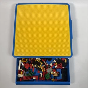 Toys R Us Build and Go Storage Case w/ Drawer & Handle w/ Vtg LEGO Pcs - Picture 1 of 6