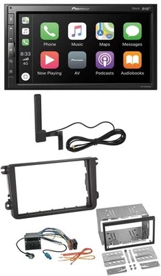 Pioneer USB 2DIN Bluetooth DAB MP3 Autoradio für Skoda Fabia Octavia II Rapid Ro - Bild 1 von 4