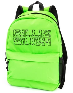 Rock Sax Green Billie Eilish Backpack Womens - Picture 1 of 8