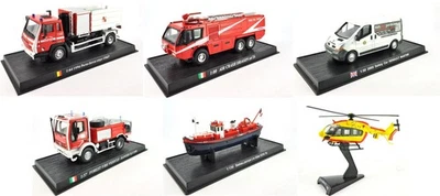 MODELLO A SCELTA Veicolo Auto Elicottero POMPIERI Vigili Del Fuoco DieCast - Immagine 1 di 4