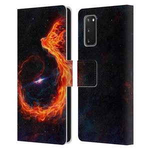 OFFICIAL CHRISTOS KARAPANOS PHOENIX LEATHER BOOK CASE FOR SAMSUNG PHONES 1 - Picture 1 of 12