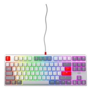 CHERRY K4V2 RGB Tenkeyless Retro Edition, Clavier de jeu mécanique, US - CX... - Photo 1/1