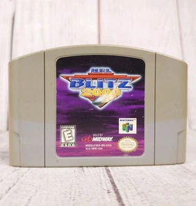 NFL Blitz (Nintendo 64, 1997) Football N64 Authentic - Cartridge Only - TESTED - Picture 1 of 4