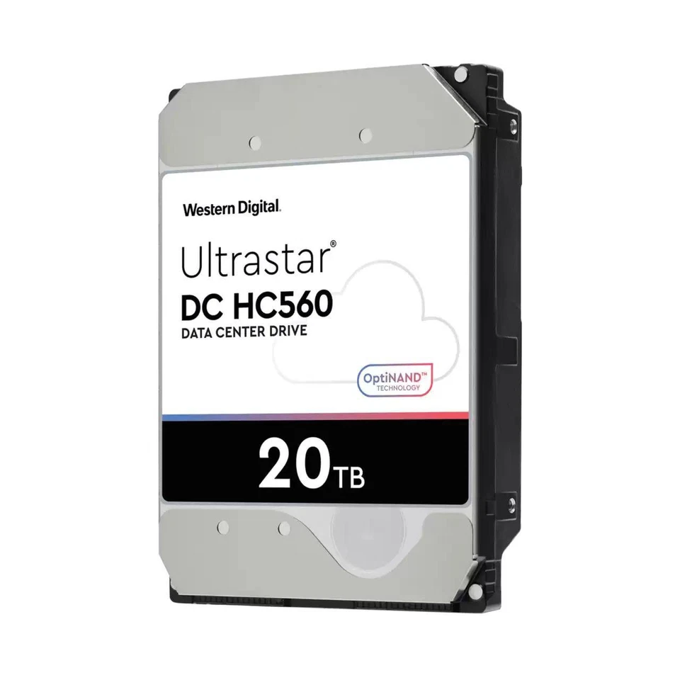 WD Ultrastar DC HC560 20 TB 7200 Giri/min 512 MB 3.5" SAS / Serial ATA 0F38651