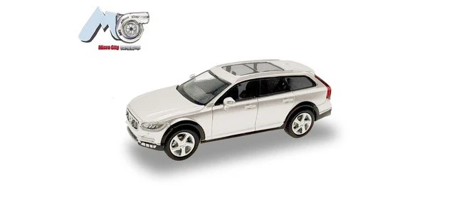 Herpa 87MC000019 - 1/87 MicroCity: Volvo V90, Argento (2017) - Nuovo - Immagine 1 di 1