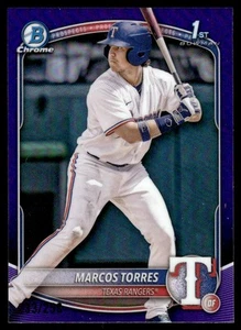 2025 Bowman Chrome Prospects Marcos Torres 233/250 Texas Rangers #BCP-94 - Picture 1 of 2