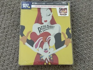 WHO FRAMED ROGER RABBIT 4K UHD Only@Best Buy US Exclusive SteelBook - Picture 1 of 3