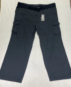 Beverly Hills Polo Club - Pantalones cargo pierna recta utilitarios negros 48x32 nuevos - Imagen 1 de 7