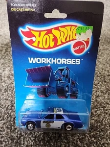 Hot Wheels vintage 1988 Workhorses Sheriff Patrol carded #9526 - Picture 1 of 5