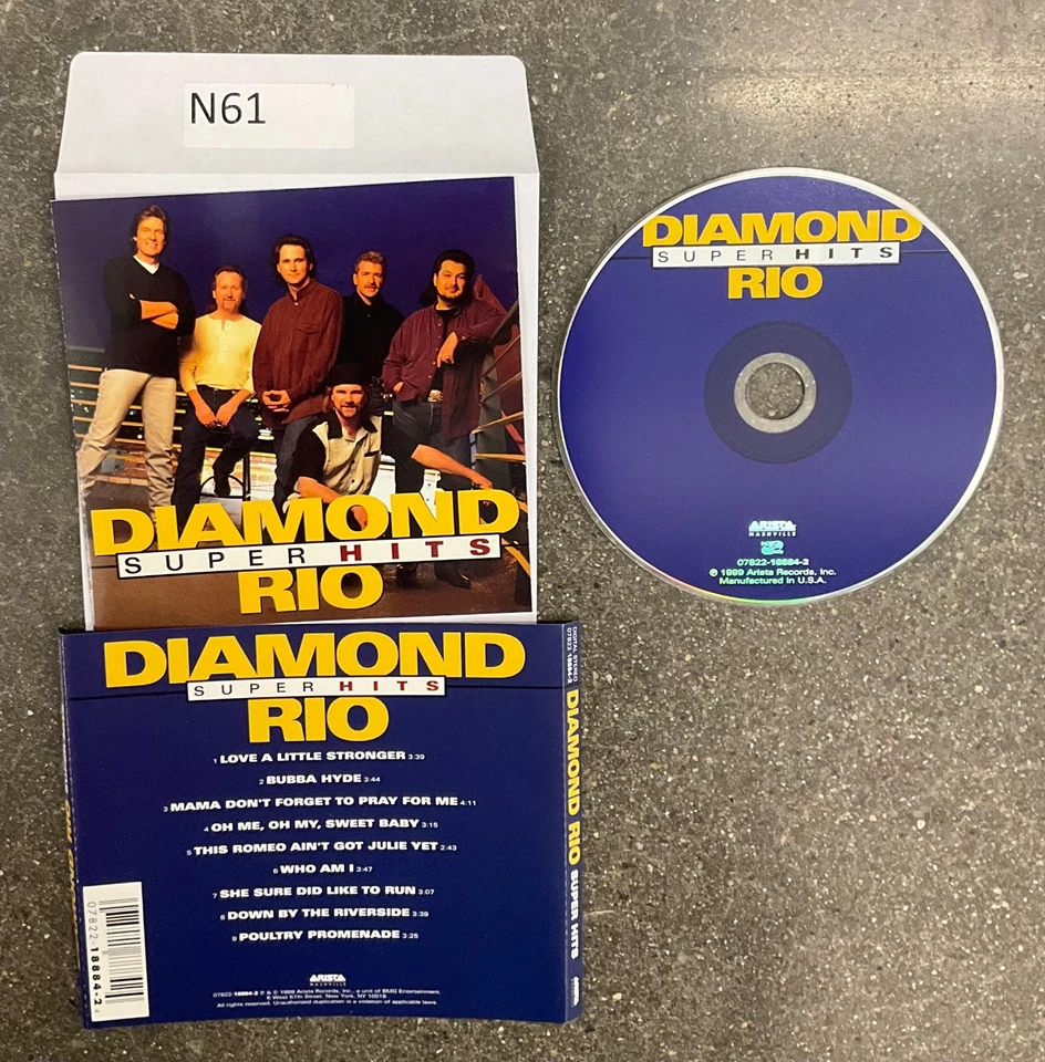 Super Hits by Diamond Rio (CD, Mar-1999,  No Case #N61 Foto 1 de 1