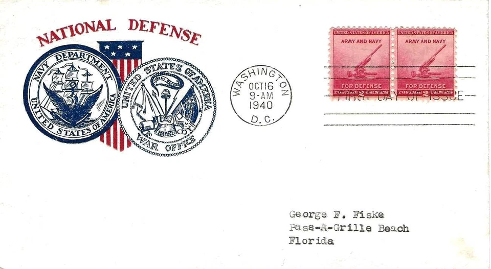 National Defence Issue #900 FDC Cal-Craft Cachet M5325 - Image 1 of 1