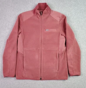 Figs On Shift Jacket Fleece Womens Size Small Pink Pockets Full Zip Medical - Picture 1 of 12