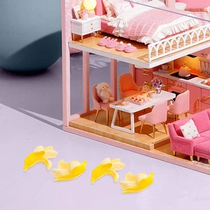  100 Stck. Realistische Lebensechte Künstliche Banane Mini Kunststoff Bananen Ornament - Bild 1 von 18
