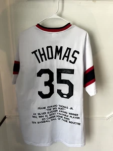 Frank Edward Thomas Jr Signed Custom Jersey - Picture 1 of 4