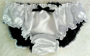 🌸MADE TO ORDER*Double Layered Satin Lined "SISSY KNICKERS" any colour 🌸 - Picture 1 of 4